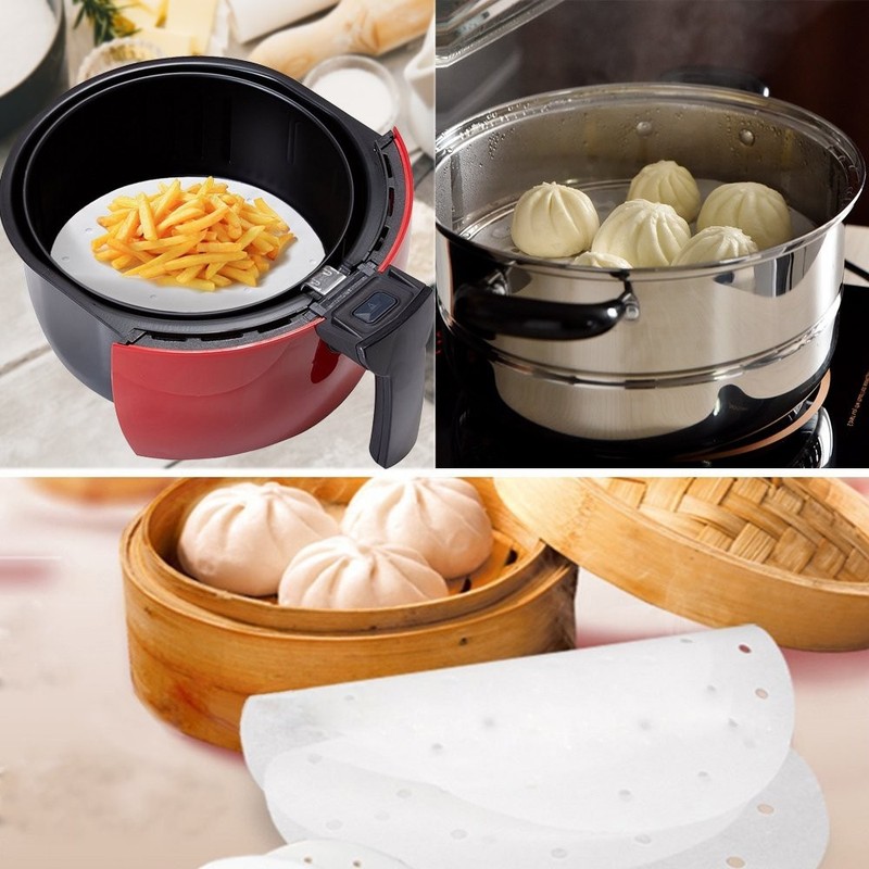 100pcs Air Fryer Liners, Vancens 9 inch Liners - 9 inches, White gallery