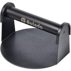6 Inch Round Burger Press Smasher for Griddle Non-Stick Coated Iron with
