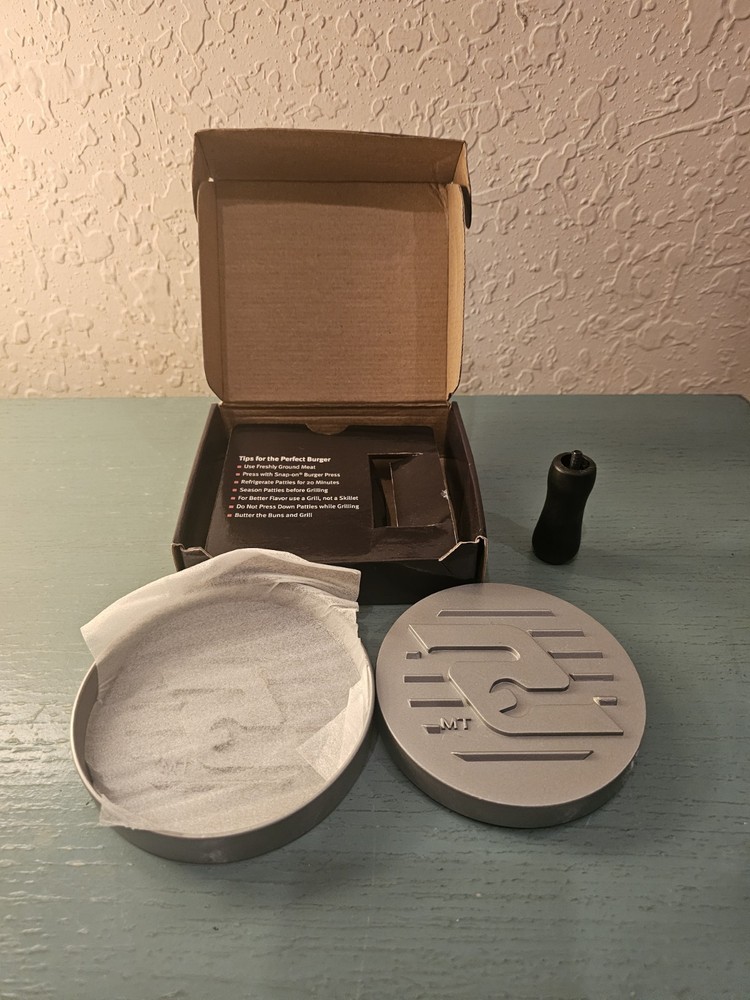 New/Old Stock Snap-on Custom Burger Press In Box-Very Good