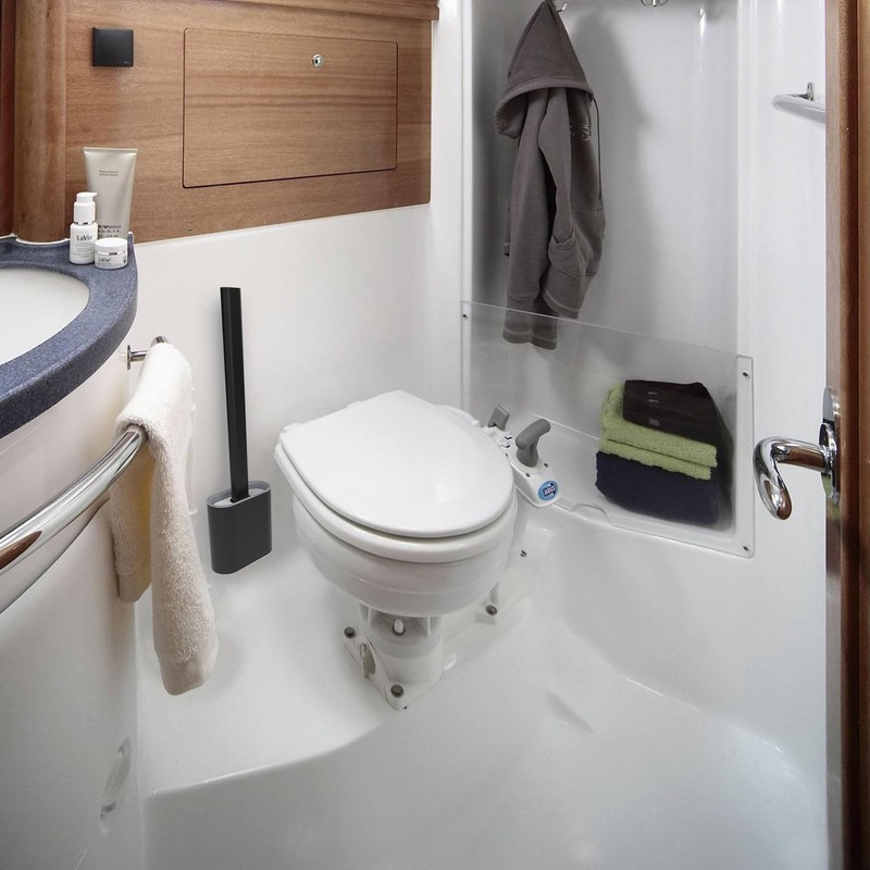 TEITEAI RV Toilet Bowl Brush - Silicone Bristles, Gentle on Toilets | Wall-Mo... gallery