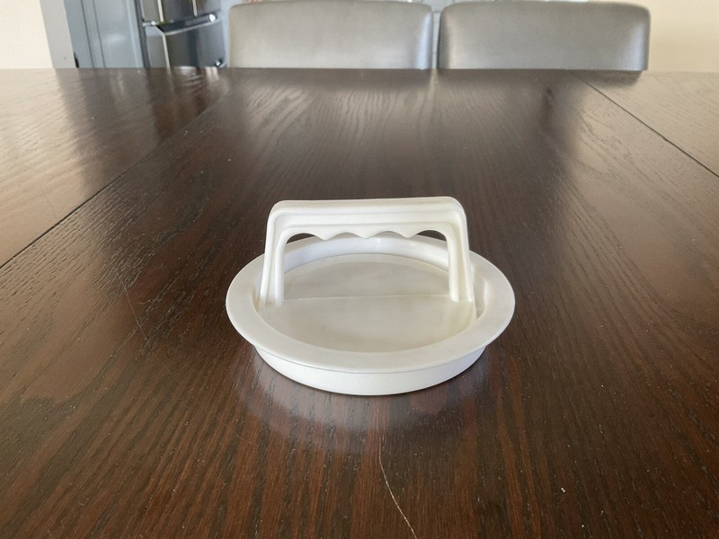 Round Hamburger Press Food-Grade Plastic Mold Meat Beef Grill Patty Maker US gallery