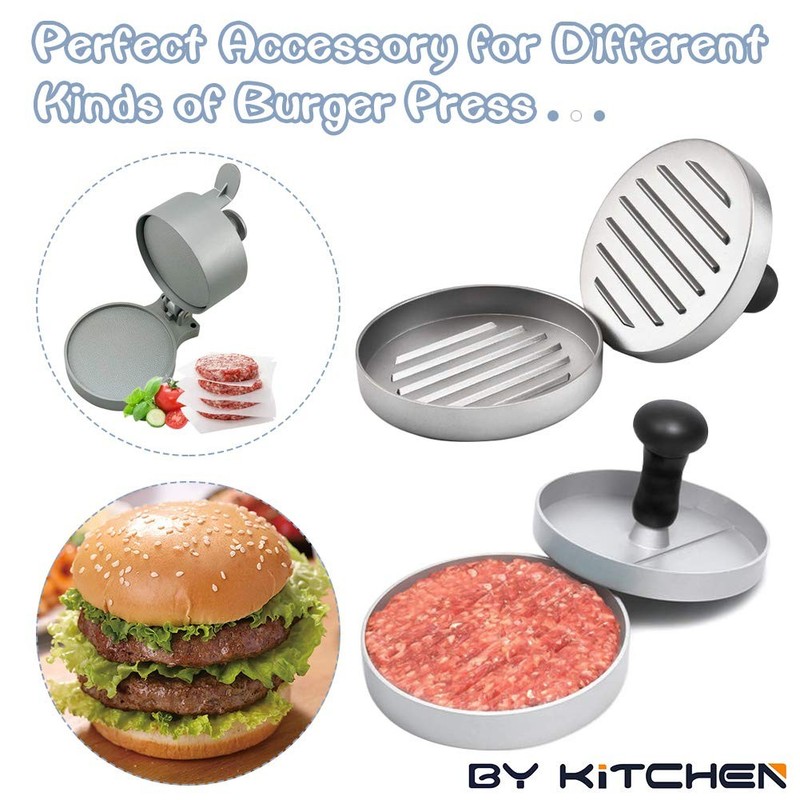 Burger Patty Paper, 5.5 x 5.5in, Set of 300, Paper inch, White gallery