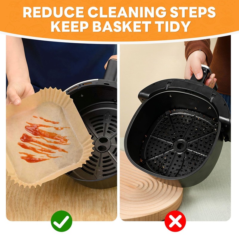 Small Air Fryer Liners Disposable 2 Qt for COSORI 2.1 4.7 inch, Paper gallery