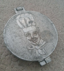 Vintage Metal Meat / Hamburger Press Taiwan Chef