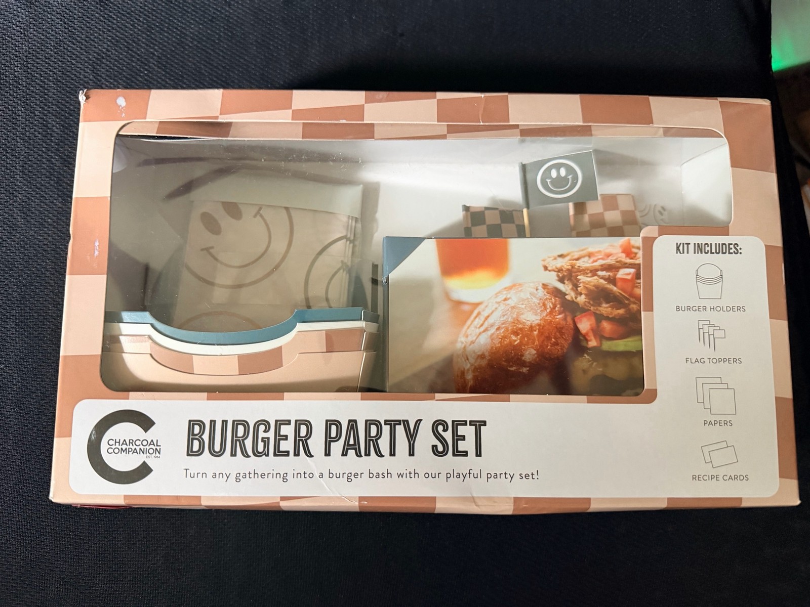 Charcoal Companion Burger Party Set BBQ Cookout Accessories Kit gallery