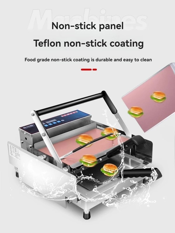 Commercial Hamburger Machine with Automatic Electric Heating Baking Equipment gallery