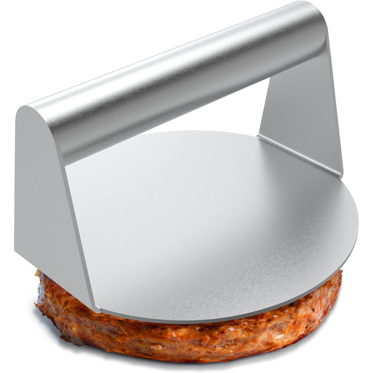 Stainless Steel Burger Press 5.5 Inch Non-Stick Hamburger Smasher for Griddle gallery