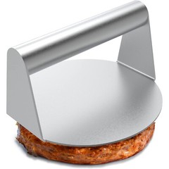 Stainless Steel Burger Press 5.5 Inch Non-Stick Hamburger Smasher for Griddle
