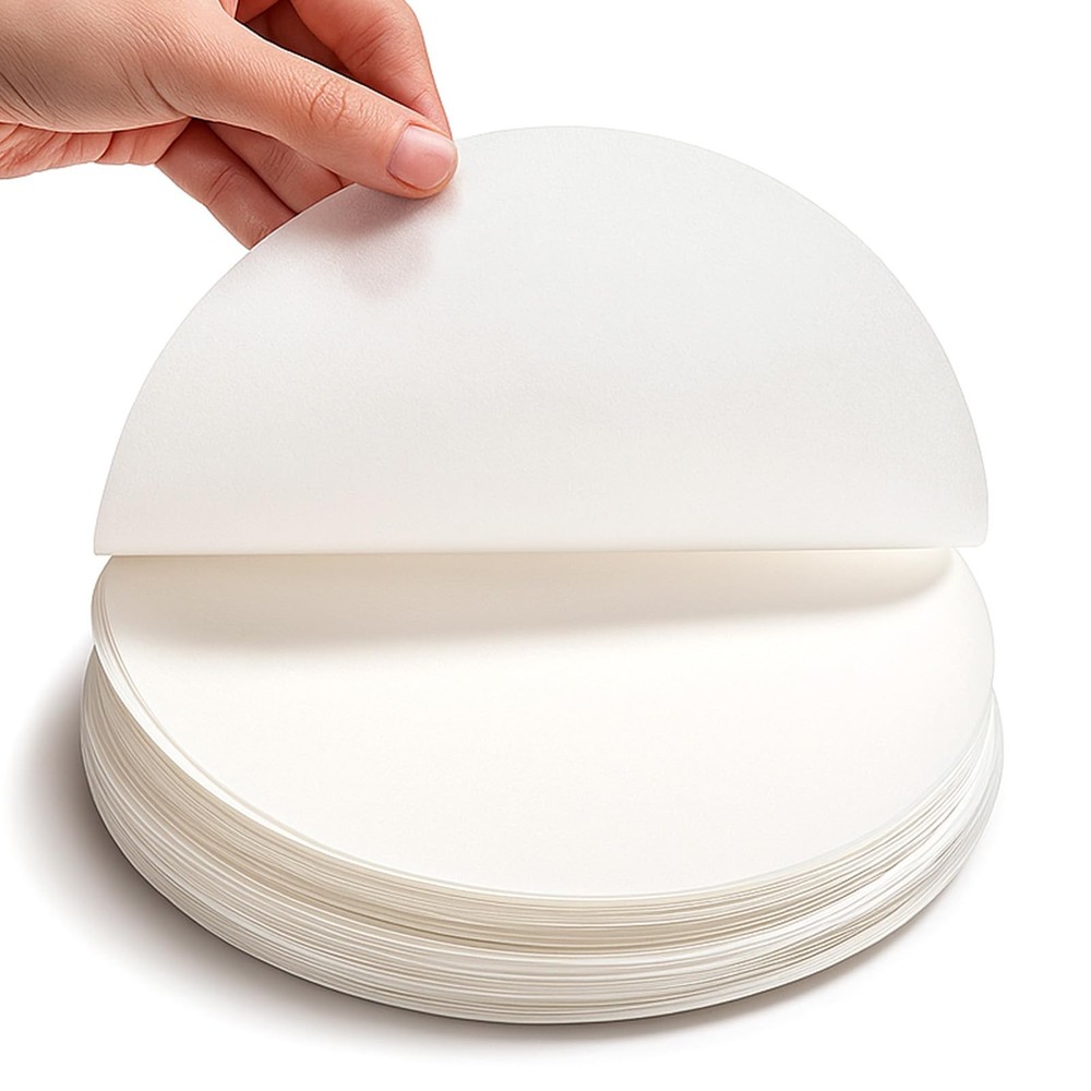 8 Inch Parchment Paper Rounds, 200Pcs Precut Baking White, White