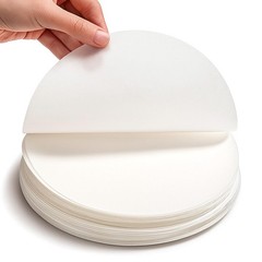 8 Inch Parchment Paper Rounds, 200Pcs Precut Baking White, White