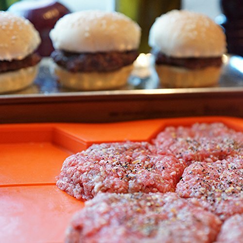 BURGER PRESS Freezer Container Master Sliders 10-Patty Blaze Orange SHAPE+STORE gallery