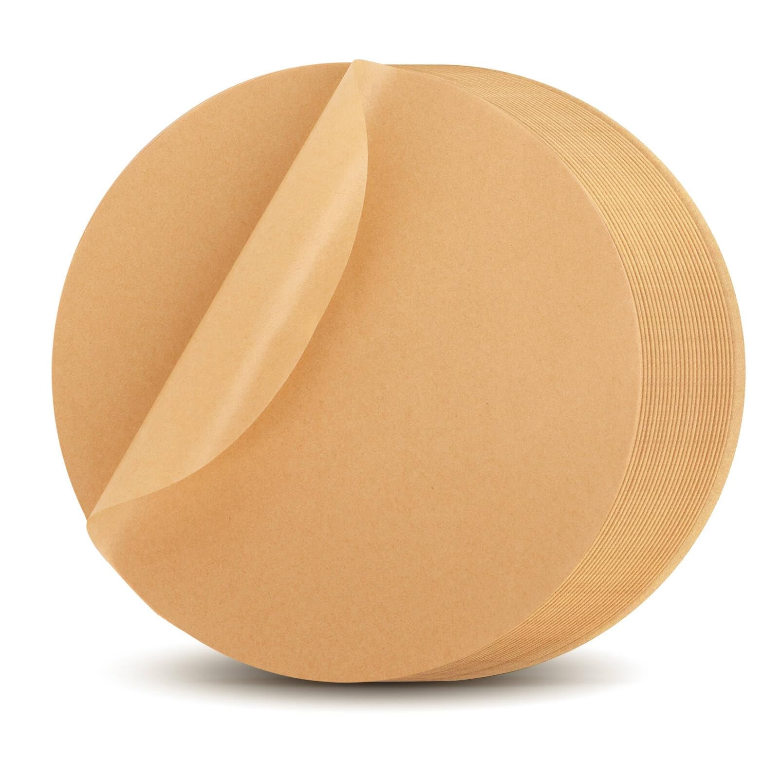 200Pcs 8-Inch Round 8" -200 Pack Unbleached, Parchment Unbleached gallery
