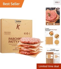 Versatile 300 Pack of 6×6 Inch Non-Stick Patty Paper – Eco-Friendly & Safe