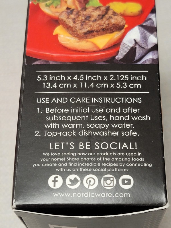 Nordic Ware 3 in 1 Stuffed Burger Press gallery