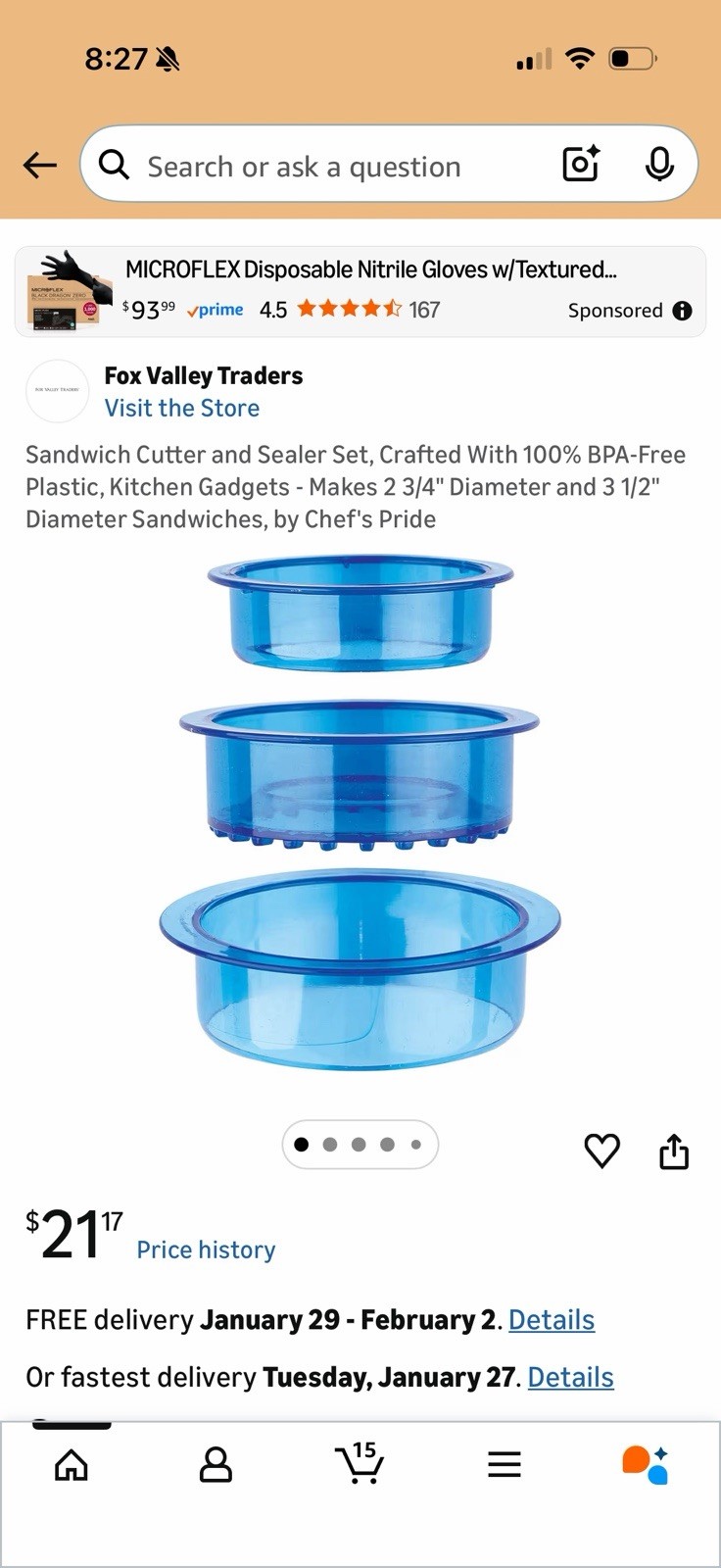 Sandwich Cutter and Sealer Set, Crafted With 100% BPA-Free Plastic gallery