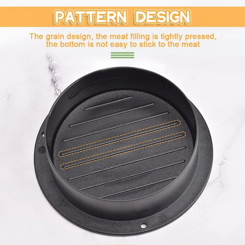 Non Stick 3-In-1 Stuffed Burger Press Hamburger Patty Mold Maker Slider BBQ gallery