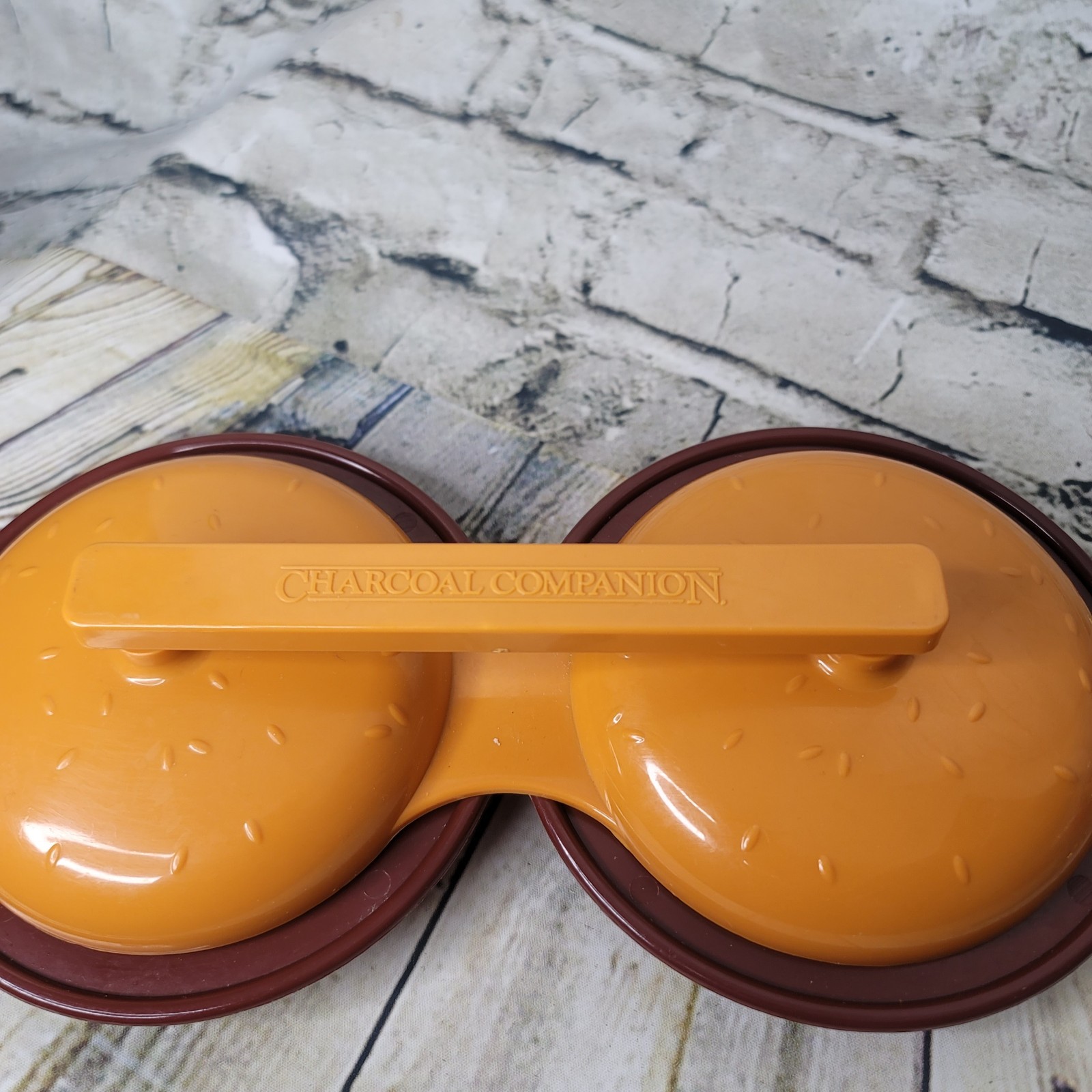 Charcoal Companion Double Hamburger Press Mold 2005 4.5 Inch Circular Patties gallery