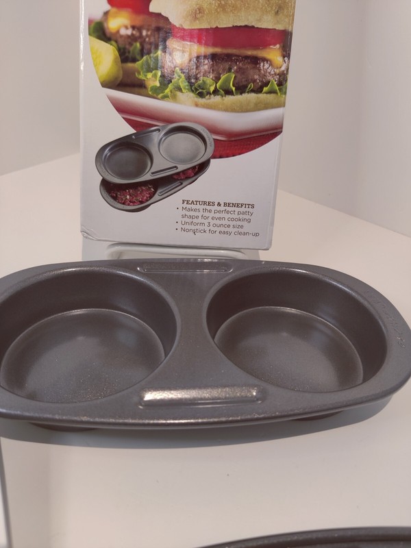 NEW SLIDER MOLD PRESS NON-STICK COATING RACHAEL RAY PERFECT 3 OUNCE PATTYS gallery