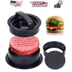 Burger Press, Hamburger Press Patty Maker With 100Pcs Hamburger Patty Paper, …