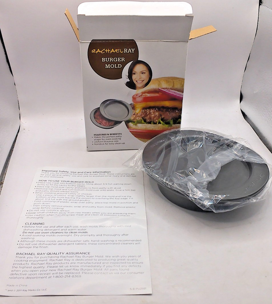 New Rachael Ray Burger Mold, 2011, New in Box gallery