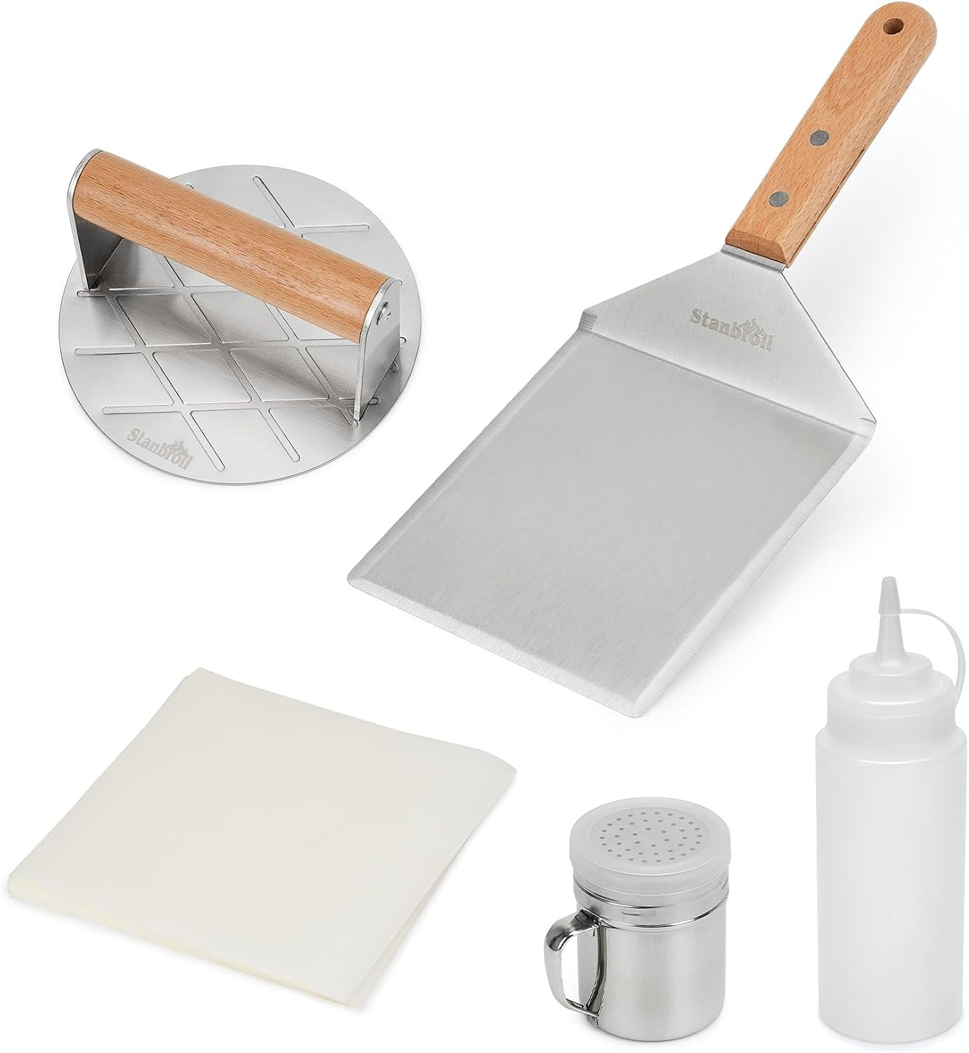 Stanbroil 5-Piece Burger Press Kit for Flat Top Grill and BBQ Cooking gallery