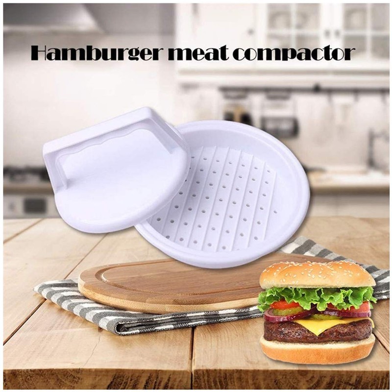 2 Piece Hamburger Press, Plastic Burger Press, Hamburger Maker Meat Press Set gallery