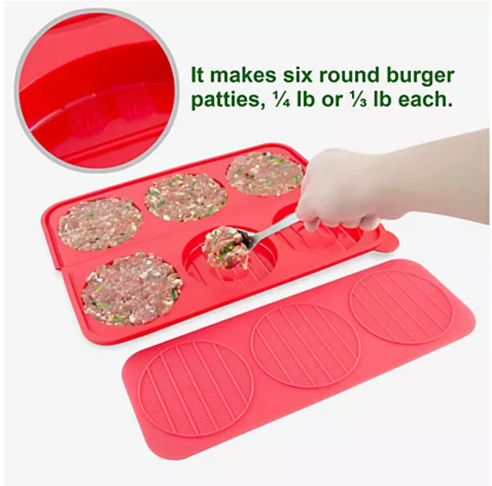 Prepology Set of 2 Silicone Burger Molds gallery