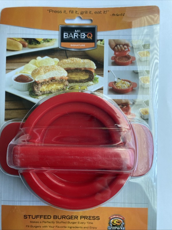 Mr. Bar-B-Q Stuffed Burger Press/Makes A Perfectly Stuffed Burger Every Time gallery