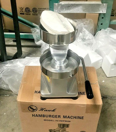 NEW 6" Commercial Burger Press Hamburger Patty Maker Diameter Burger Press NSF gallery