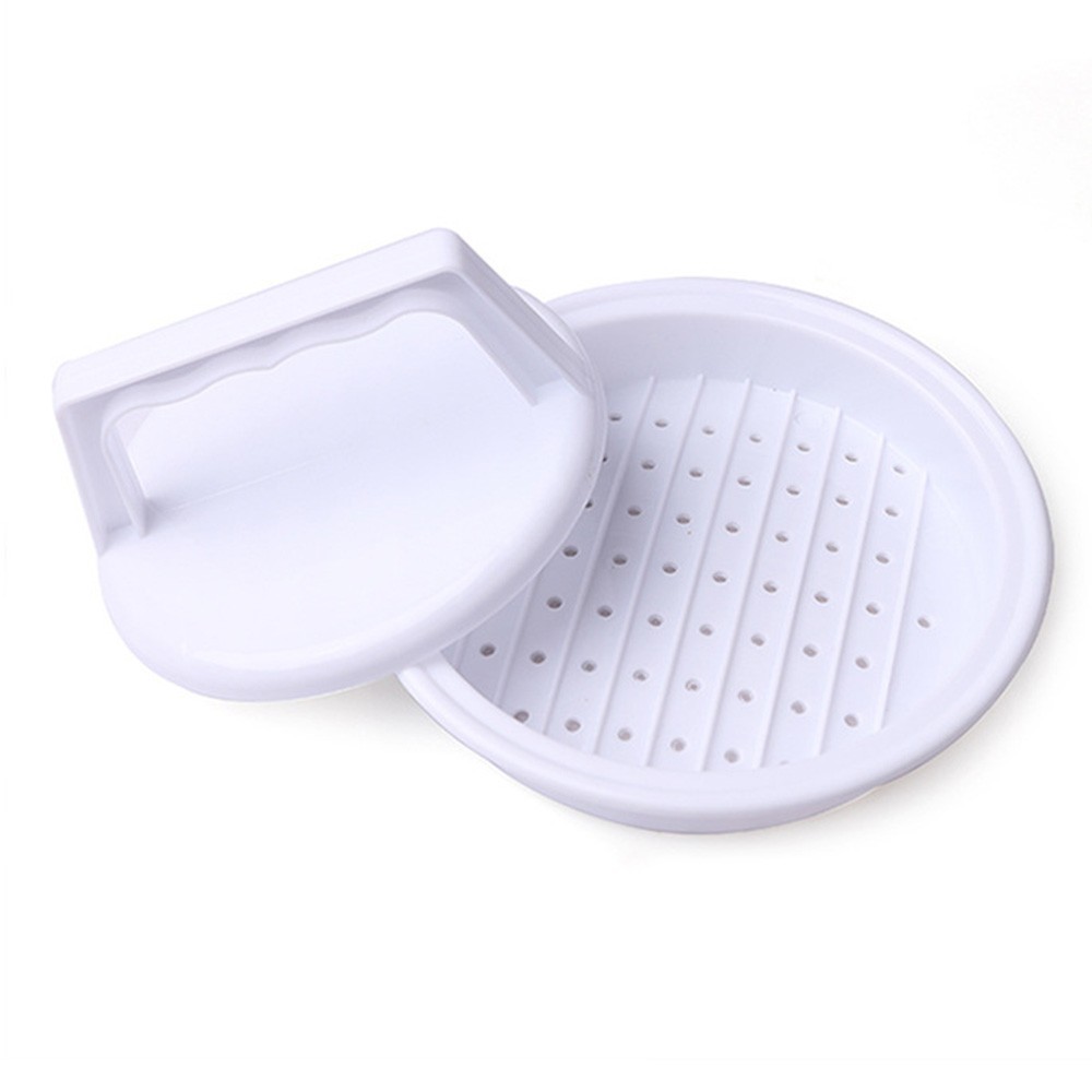 Round Hamburger Patty Press Maker Mold Beef Burger Meat Grill Kitchen Tool gallery