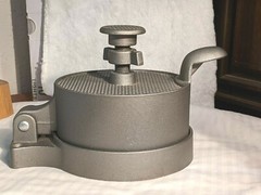 Burger Single Press Cast Aluminum Nonstick Adjustable Hamburger Mold Heavy Duty