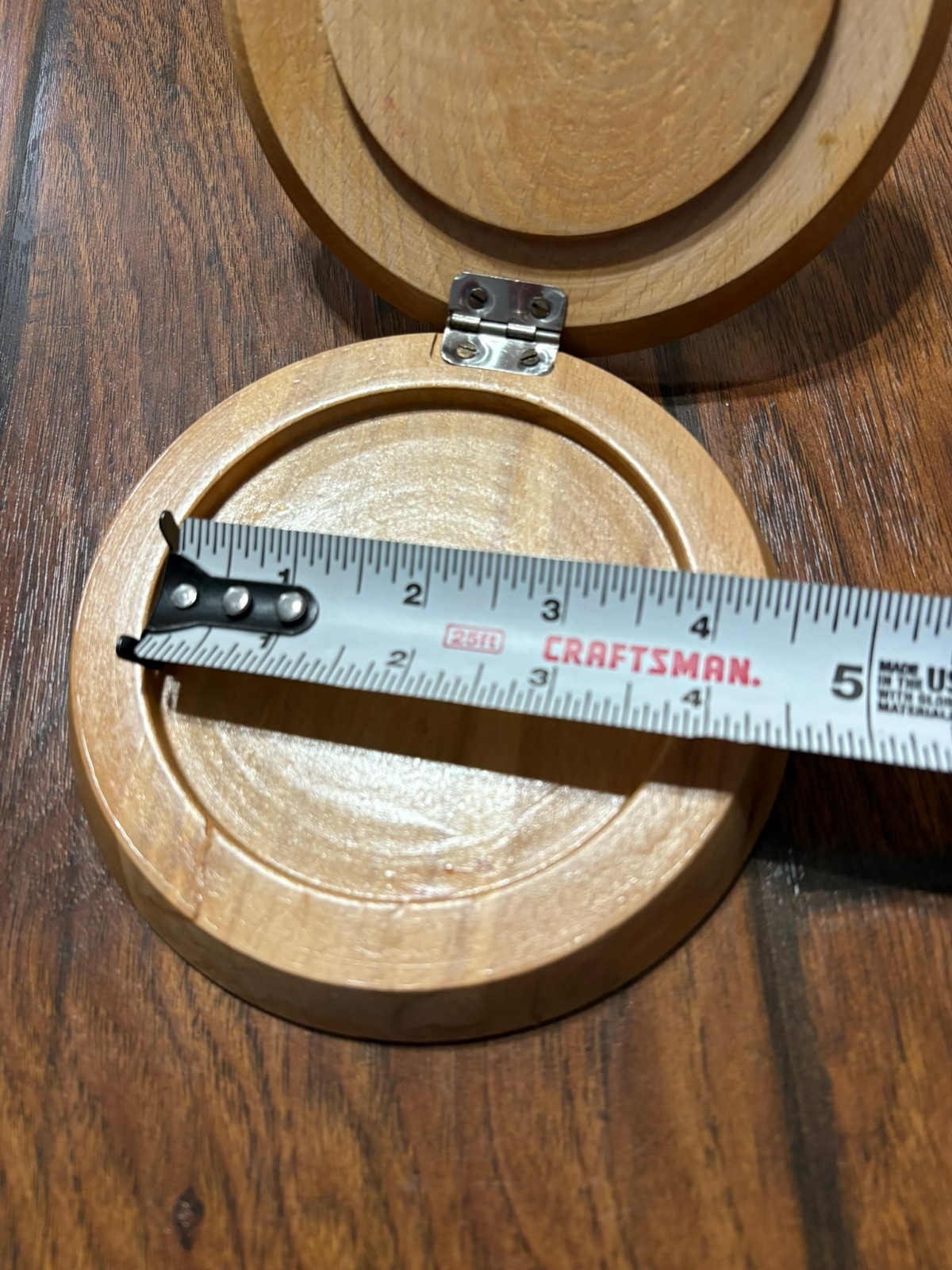Vintage Wooden Hamburger Patty Press gallery