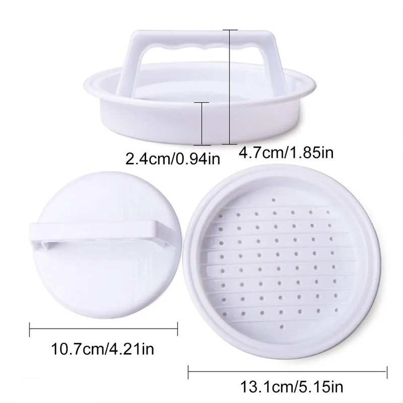 Hamburger Press Patty Maker – Non-Stick BBQ Burger Mold gallery