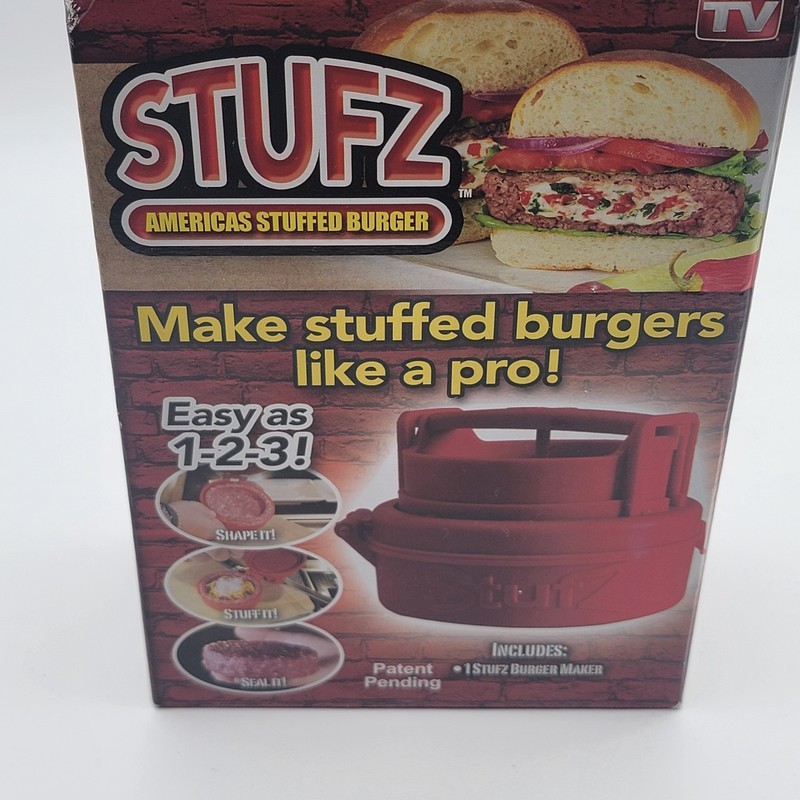 STUFZ America’s Stuffed Burger Maker As Seen On TV (New) gallery