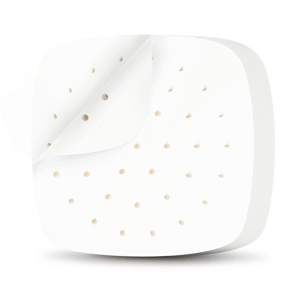 HOFHTD Air Fryer Liners, 200Pcs Disposable Square 12x12 inches, White