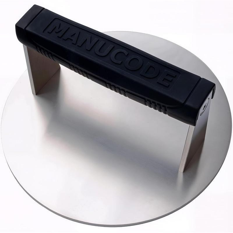 Stainless Steel Heavy Duty Burger Press Meat Smasher Steak Bacon Panini Fish New gallery