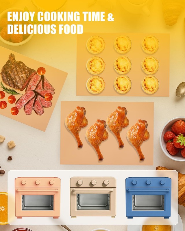 Compatible with Ourplace 31.7QT Large Wonder Oven, 130PCs Parchment Paper gallery
