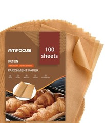 Parchment Paper Sheets, 9×13 In Non-Stick Precut Baking 9x13in-100pcs