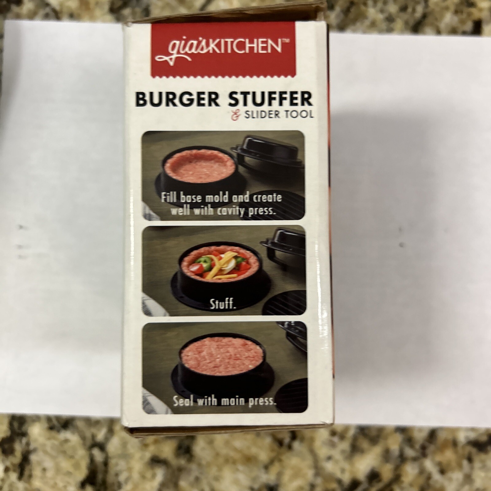 Hamburger Press Gourmet Burger Maker Stuffer And Slider Tool NEW gallery