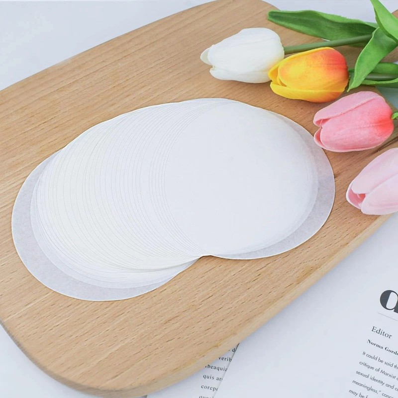 100 Pcs Burger Patty Paper Hamburger Parchment Papers 4 Inch Non-Stick Round Ham gallery