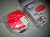 Veleka - Red Plastic Hamburger Press  6.7 x 5.1 x 2.5 inches   gallery