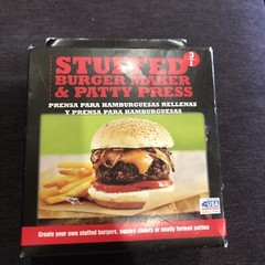 3 In 1 Stuffed Burger Maker & Patty Press (square/ round) USA Made!