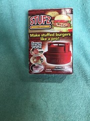 Stufz Stuffed Hamburger Press Patty Maker Open box Never Used