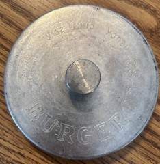 Vintage 1960’s Heuck Burger Press Mold Aluminum w/Slide Release Made in USA