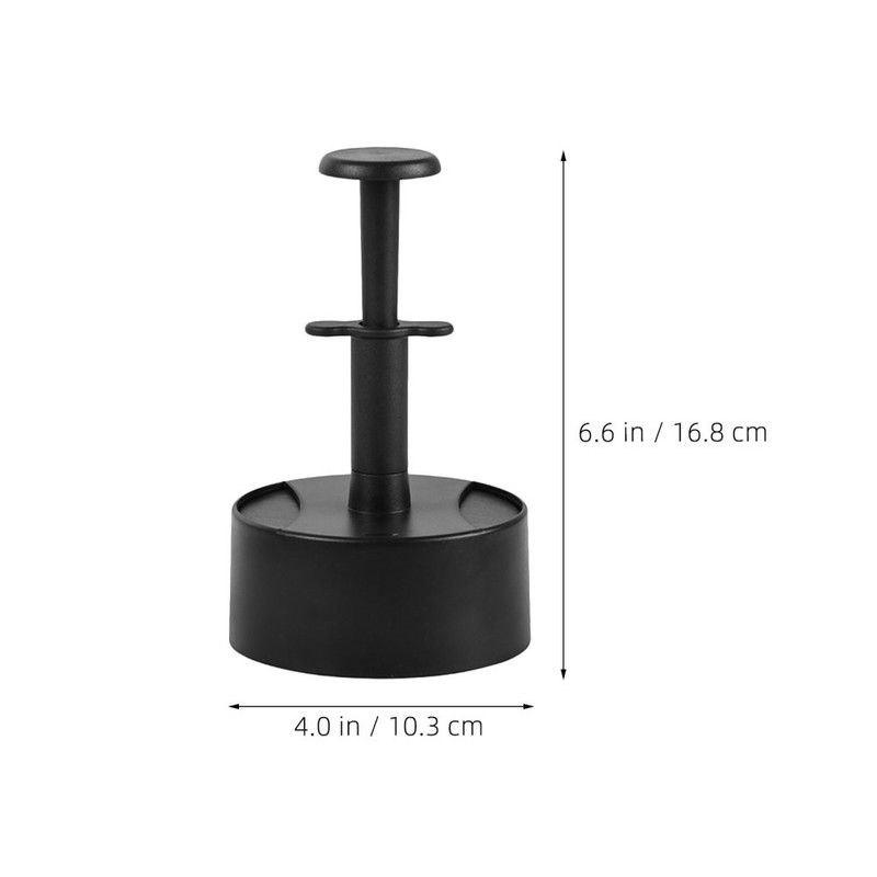 Black Plastic Hamburger Maker Mold Nonstick Manual Meat Press for Home Cooking gallery