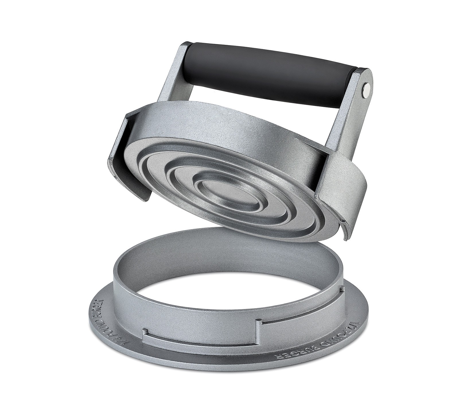 Kuchenprofi Trio Burger Press, Gray gallery