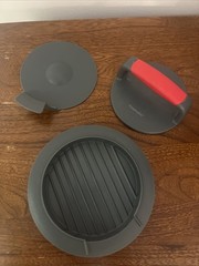 Hamburger Press Patty Maker Perfect Size Burger Machine With Indent