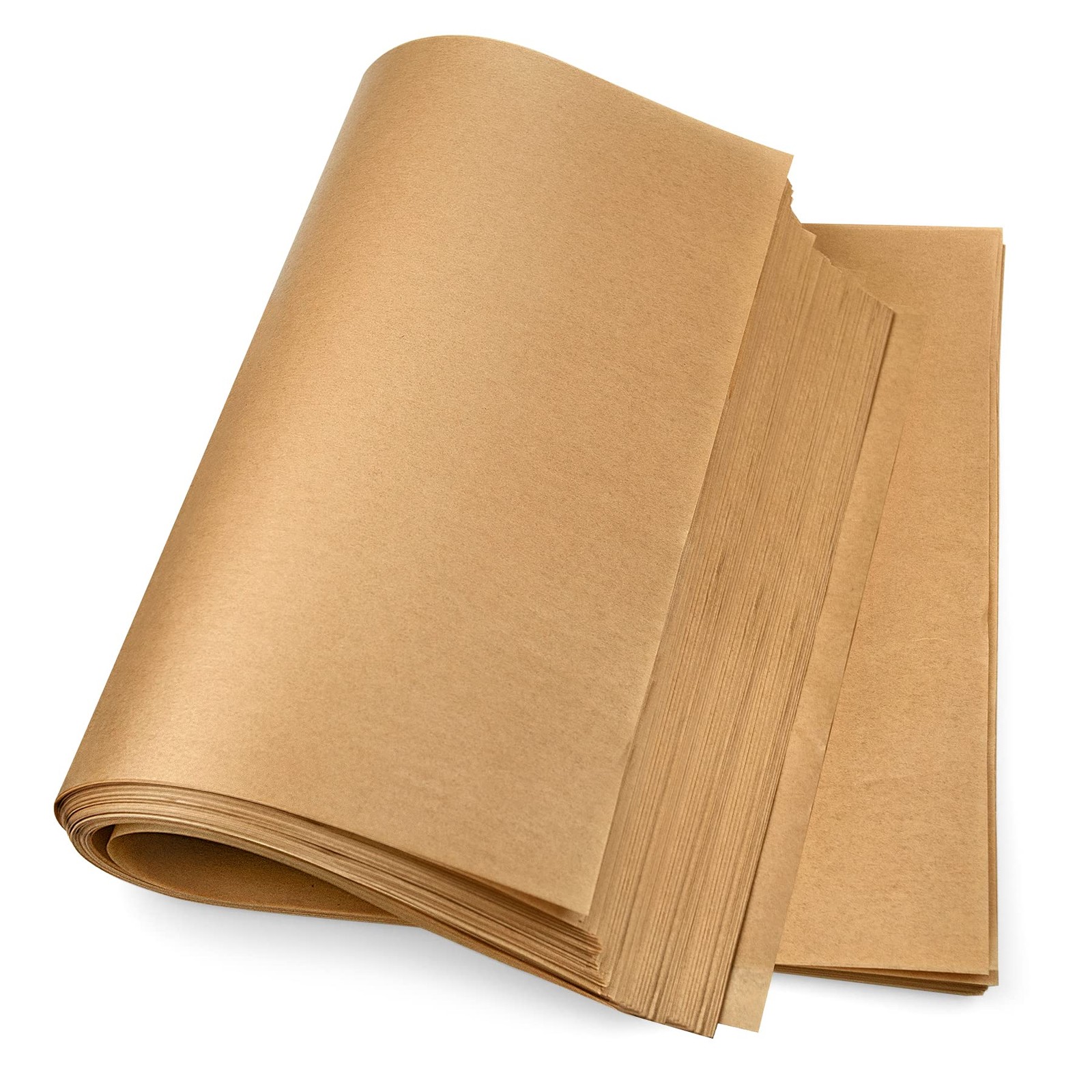 DISSKNIC 100PCS Unbleached Parchment Paper 12 x 16, 12×16in-100ps, Brown gallery