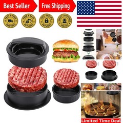 Versatile Burger Press for Patty Perfection: Sliders & Stuffed Burgers Made Easy