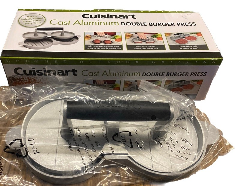 Cuisinart Outdoor Grilling CABP-320 Cuisinart Cast Aluminum Double Burger Press gallery